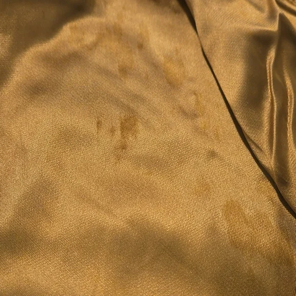 Vintage 1980s LL Bean Pig Suede Leather Work Lined Vest M - Picture 7 of 13